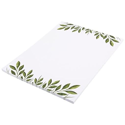 48 Pack Leaf Themed Stationery Writing Paper Set, Letter Size (8.5 x 11