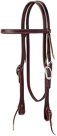 Weaver Synergy Burg Leather Perform Brow Headstall