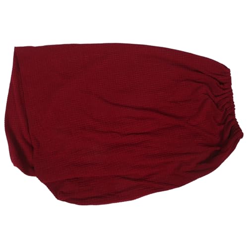 Cabilock Breathable Polyester Radiator Cover for Home Heater Washable Furniture Shield Lightweight Heat-friendly Protective Sleeve for Oil Heaters Dark Red Large