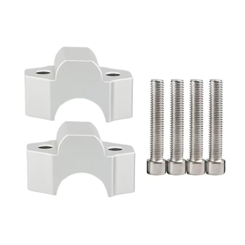 Rehausseur de guidon MT-09 FZ09 aluminium anodisé argent haute finition