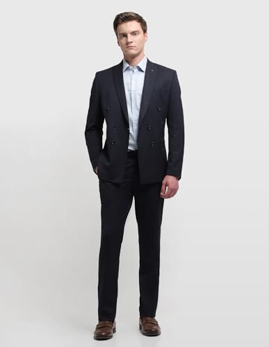 Image of Arrow Men's Dobby Body Tailored Fit Suit