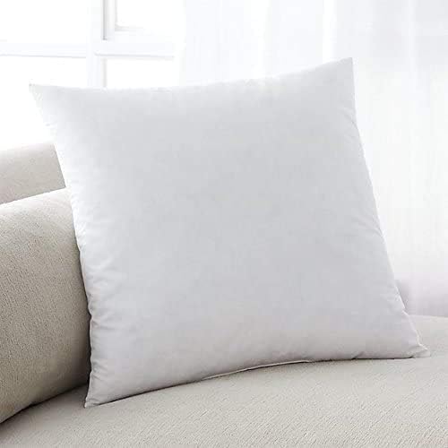 SK Stores Pack of 1 Hollowfibre Cushion pad 45cm x 45cm - White square Cushion - Standard pack of Hypoallergenic Cushion insert 45cm x 45cm (Pack of 1 | 18"x18")