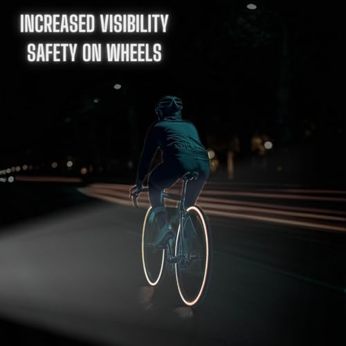 customTAYLOR33 (All Vehicles Red High Intensity Grade Reflective Copyrighted Safety Rim Tapes (Must Select Your Rim Size), 20" (20" (TIRE Size, for Bicycles/E-Bikes)