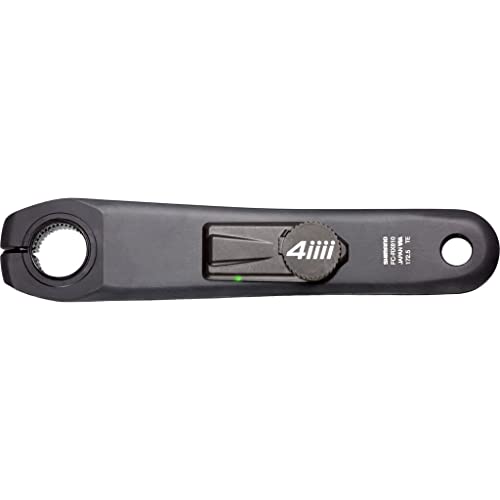 4iiii Precision Powermeter 3 Left Side | Preinstalled on Shimano Crankarm | RX810 GRX NDS | 175mm | Measures Each Pedal Stroke with 3 Strain Gauges | IPX7 Water Resistant | 800 Hours Battery Life