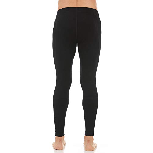 Men's Midweight Flyless Running Tights - 85% Merino Wool - Base Layer Bottoms2