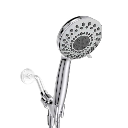 Ducha de mano multifunción Thrifco 6 patrones cromo miniatura 4