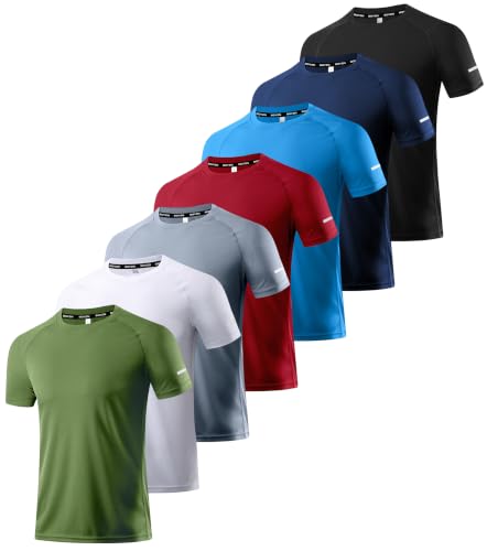 Image of Boyzn 1 or 3 Pack Men's Workout Running Shirts, Dry Fit Moisture Wicking T-Shirts, Sports Gym Athletic Short Sleeve Shirts