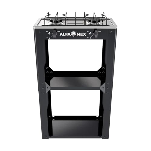 Listado de Parrilla de Gas 2 Quemadores Walmart - los más vendidos. 47 Parrilla de Gas con Estante Alfamex, 2 Quemadores, Color Negro, Modelo 704-4-NEGRO