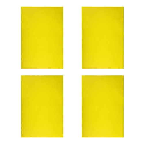Feuilles magnétiques effaçables jaunes 30x20 cm pour le frigo et la cuisine