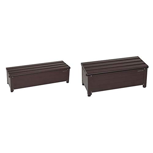 �O���[�����C�t ���ݑ�X�g�b�J�[ �u���E�� ���s36.5×����32×��114cm �A���~�� AFS-114N & ���ݑ�X�g�b�J�[ �u���E�� ���s36.5×����32×��84cm �A���~�� AFS-84N�y�Z�b�g�����z