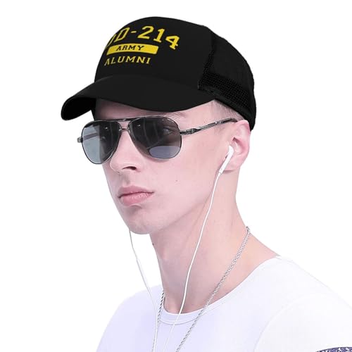 Proud DD214 Alumni Mesh Baseball Cap - Classic Adjustable Peak Cap, Trucker Hat for Men & Women4