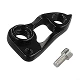 Lot de 1 support de dérailleur arrière pour vélo de route SCOTT Addict Solace CNC en alliage d'aluminium Noir 52 x 31 mm Vis M5 Pièce de rechange