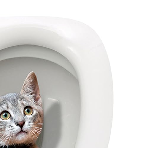 Pegatina para inodoro de gato como regalo original de hogar 3