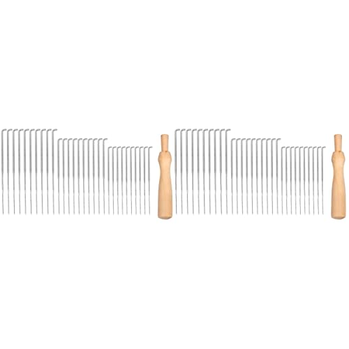 Ciieeo 64 Uds. Aguja de Fieltro Herramienta de Aguja Kit de Inicio de Fieltro de Aguja Aguja de Fieltro de Lana Punzón de Fieltro Cover