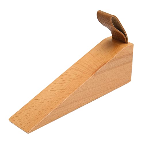 Conjunto de 6 Peças de Batente de Porta de Bombeiro de Madeira Polido Brilhante para Hotel de Escrit