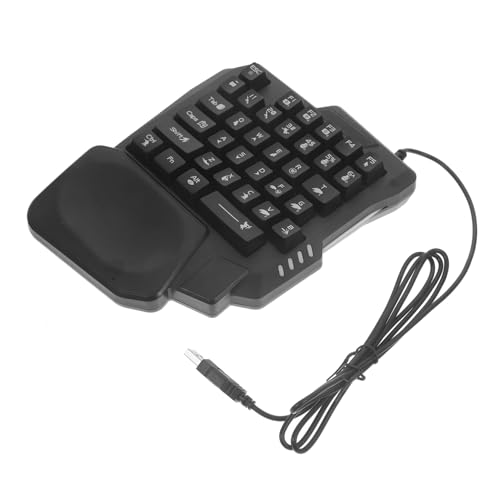 Clavier mécanique 35 touches gamer compact e-sport noir élégant