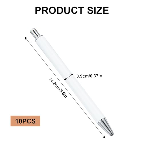 Stylo à bille rétractable sublimation sans bavure avec film d'impression totale