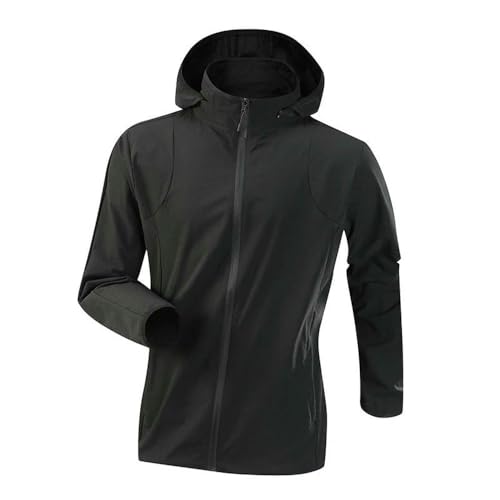 Chaqueta cortavientos GLDFW unisex con capucha para running y fitness