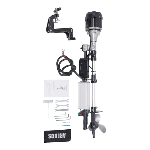 Motore elettrico fuoribordo 1000 W 48 V 5 CV 12