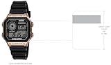 Casio 10-Year Battery, Black, Quartz Watch - Image 4