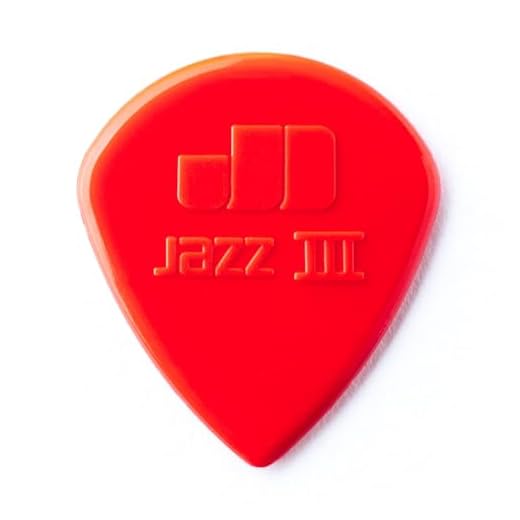 JIM DUNLOP Púas Jazz III nylon 1,38mm Saco de 6