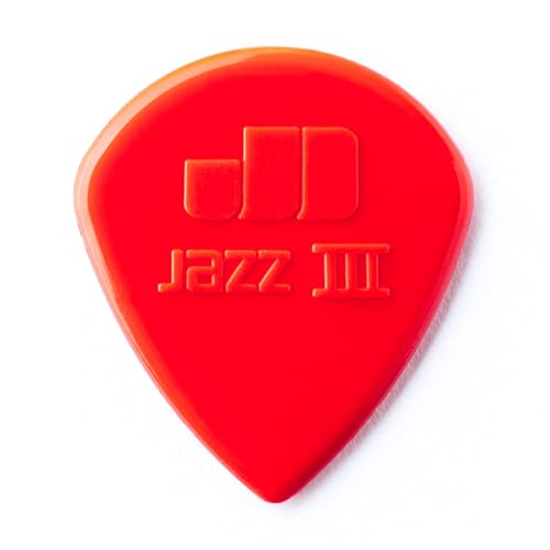 JIM DUNLOP Plektrum Jazz III nylon 1,38mm 6 Stück