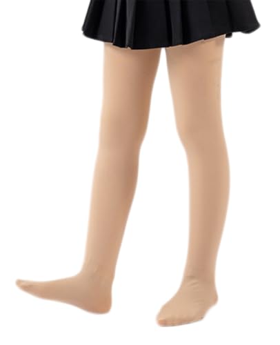 2 Pairs Girls' Fleece Lined Tights High Waist Thick Winter Warm Leggings for Kids3