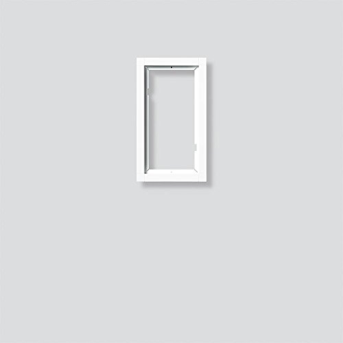 Cadre combiné 2 modules Siedle KR 611-2/1-0 argent métallisé 2543366 pour interphone