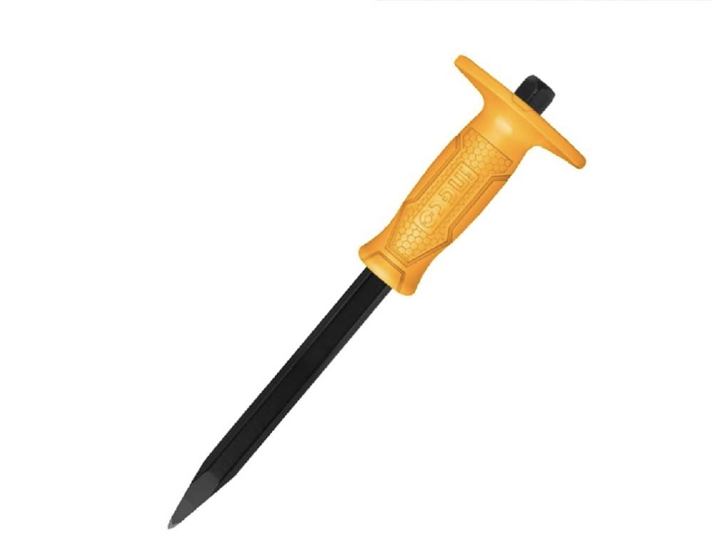 METAL CHISEL WITH HAND GUARD, POINT HEAD CHISEL FOR CONCRETE CUTTING EDGE. HCC0841016 4MM (B0BPP3DMVQ) Amazon Price History, Amazon Price Tracker