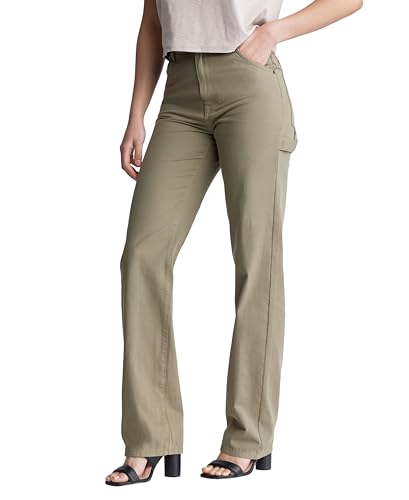 Buffalo David Bitton Women's Jane Super High Rise Loose Straight Pants2