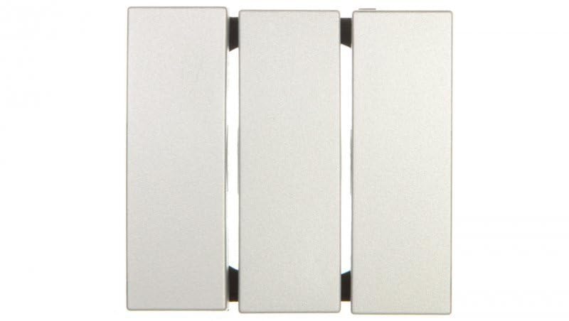 Tecla mec triple S B aluminio interrupteur trois modules pour plaque de finition