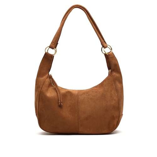 MISAKO Sandrina-1 bolso hombro efecto ante Mujer - Sandrina-1 Camel 24x35x13cm