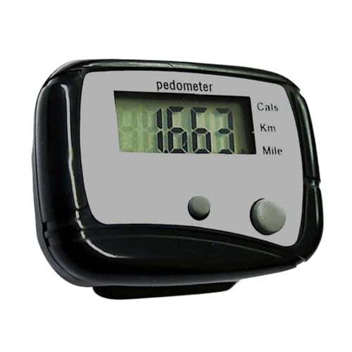 Genauer Schrittz&auml;hler - Schrittz&auml;hler f&uuml;r kleine Entfernungen, Kilometer/km - Laufschrittz&auml;hler mit Clip f&uuml;r M&auml;nner, Frauen, Kinder, Erwachsene, Senioren