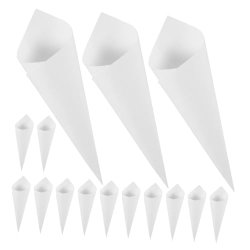 WOFASHPURET Conos de Pétalos de Papel para Bodas 60 Piezas Multicolor Porta Conos de Confeti para Fiesta para Ramo y Decoración de Eventos