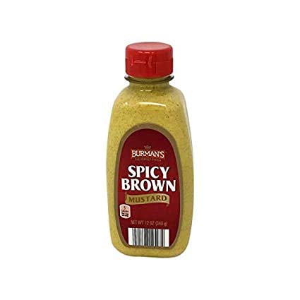 Burman's Spicy Brown Mustard - 1 botella (12 oz)