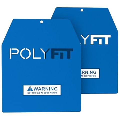 Weighted Plates for Weighted Vest, Strength Training, Running, and Workouts - 4lb (Pair) - Blue Cover