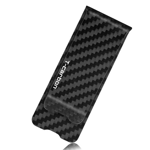 Real Carbon Fiber Money Clip for Men, Minimalist Money Holder for Cash Credit Card Clip Front Pocket Men's Money Clips