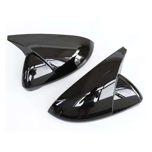 Coques de rétroviseurs Golf 7 anti rayures capuchons de protection noir brillant pack de 2