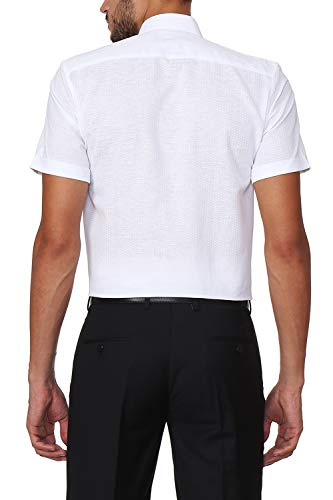 Image of Peter England Men's Printed Slim Fit Formal Shirt