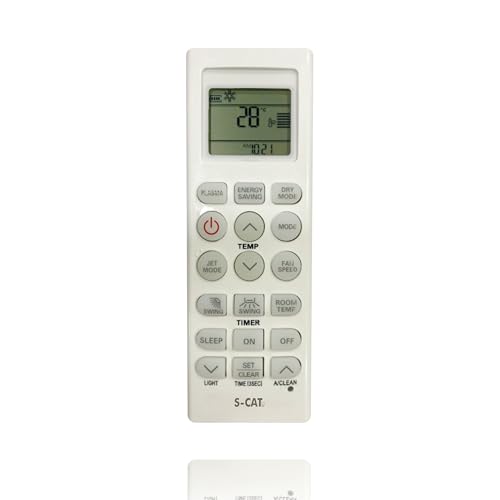 Image of S-CAT AC Remote No. 36M (No Backlight), Compatible /Replacement for LG AC Remote Control (Exactly Same Remote Will Only Work, Contact Customer Care for Order)