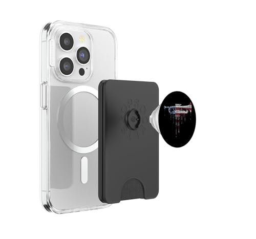 PopSockets PopWallet con Bandera Americana para MagSafe de Músicos 3