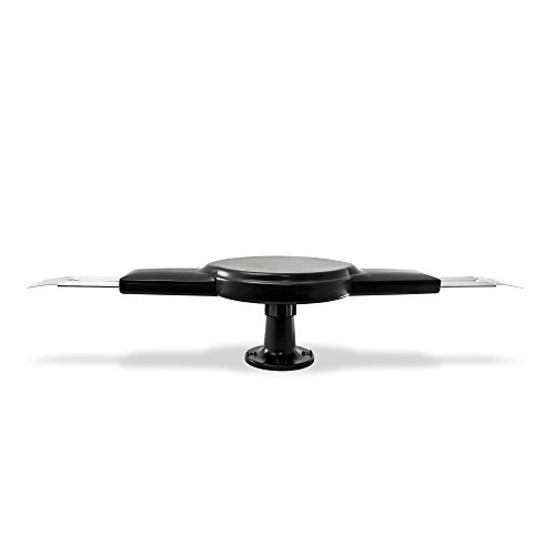 Amplified Rv Antenna By Continu.us | Ca1500B Digital Tv 360° Reception, 55 Mile Range, Power Amplified Recreational Vehicle Hd Caravan Antenna. Portable, Compact & Waterproof. (Black) #TOP3