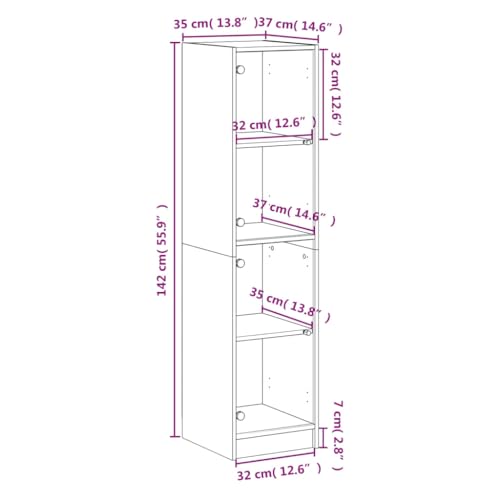 Mueble blanco estrecho de diseño con exclusivas puertas en S 4