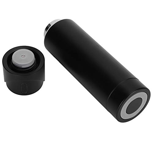 Taza eléctrica portátil para viaje 340ml acero inoxidable miniatura 4