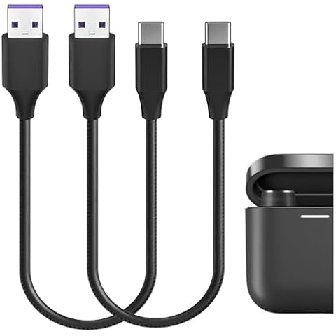 Geekria USB-C Fast Charger Cable for Earbuds Cover