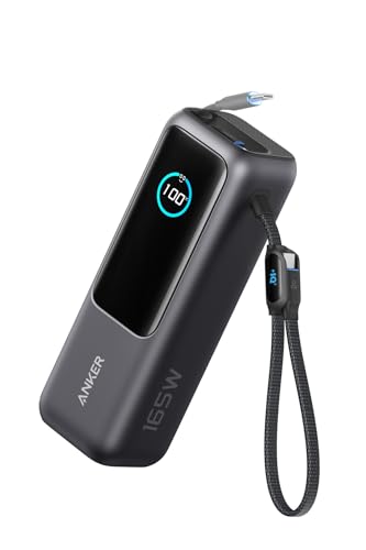 Amazon | Anker Power Bank (25000mAh, Built-In & 巻取り式USB-C
