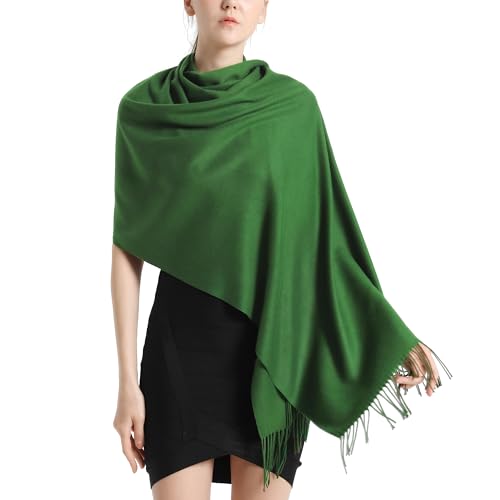 Image of Pashmina Scarf and Shawl - Soft Women Pashminas Wrap for Wedding Evening Party dresses