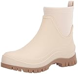 Sam Edelman Women's Louisa Rain Boot, Modern Ivory/Maple Sugar, 9