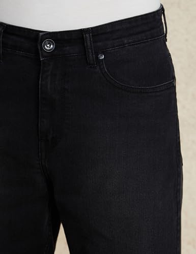 Image of Amazon Brand - Symbol Men's Cotton Rich Stretchable. Regular Fit Denim Shorts