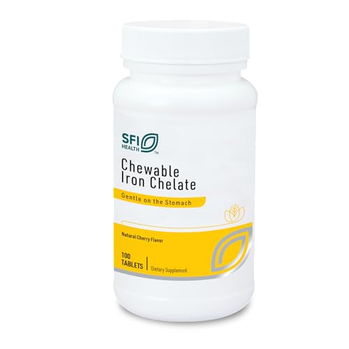 Prothera Chewable Iron Chelate 100 Tablets with Pill Box by Prothera
